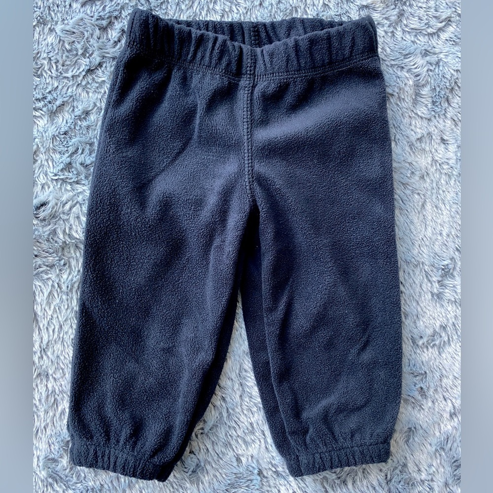 Carter’s Black Fleece Pants - Baby Size 6 Months